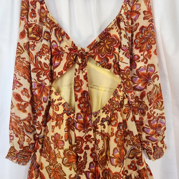 Jessica Simpson Open Back Easter Prom Maxi Midi dress NWT - Picture 3 of 4